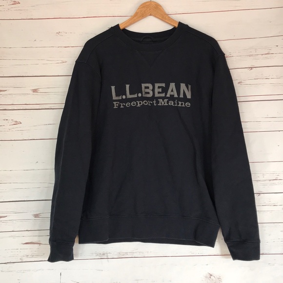 ll bean crewneck sweatshirt